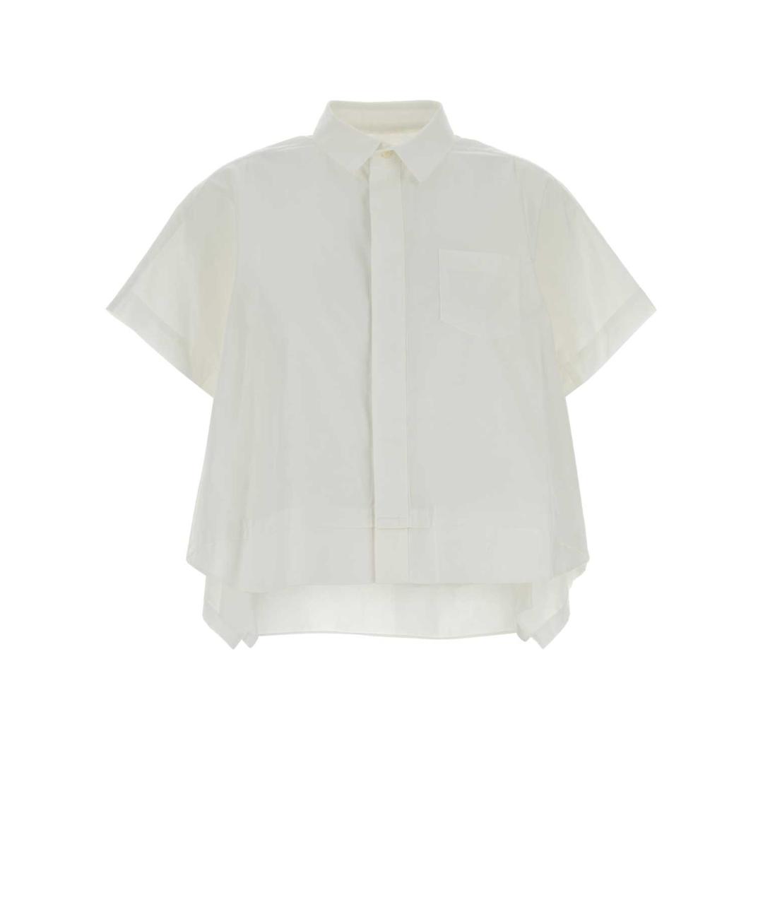 SACAI Белая полиэстеровая рубашка, фото 1