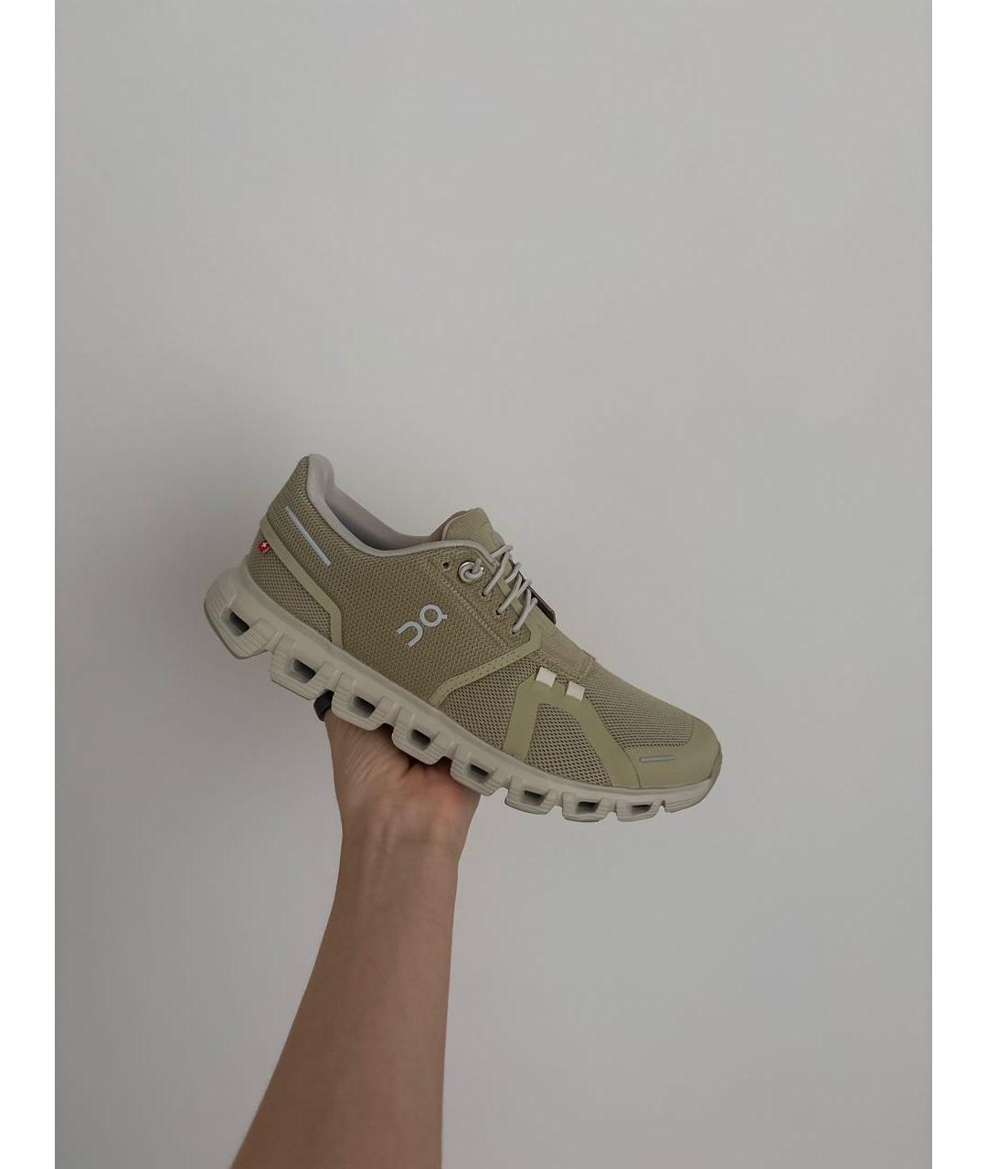 ON Хаки текстильные кроссовки, фото 5