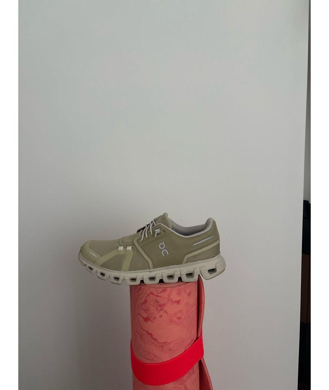 ON Хаки текстильные кроссовки, фото 6