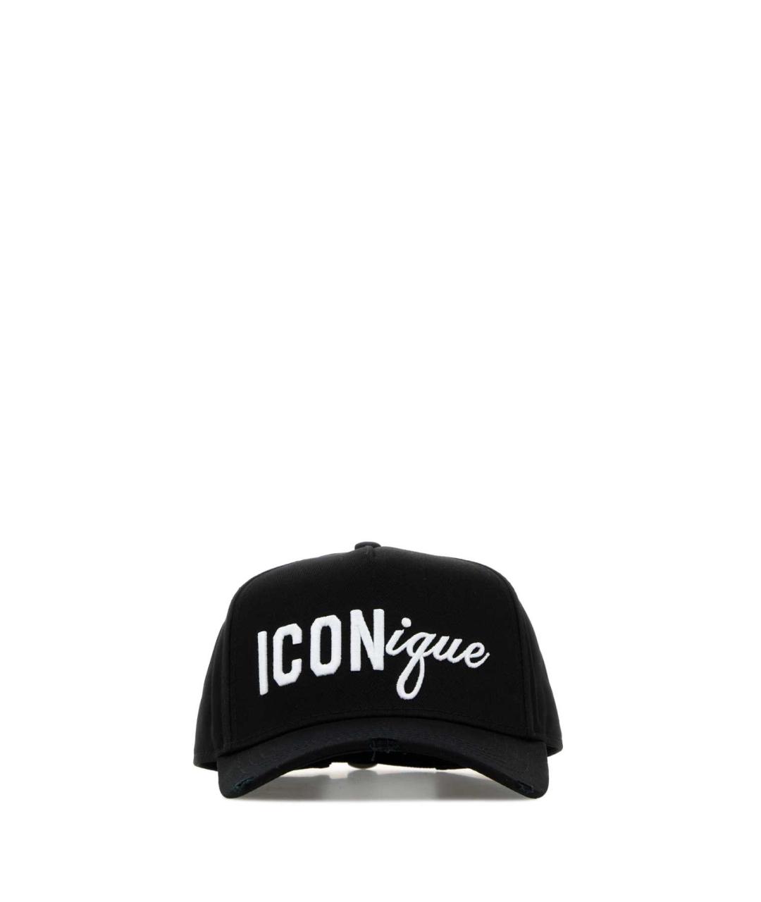 DSQUARED2 Черная хлопковая кепка/бейсболка, фото 1