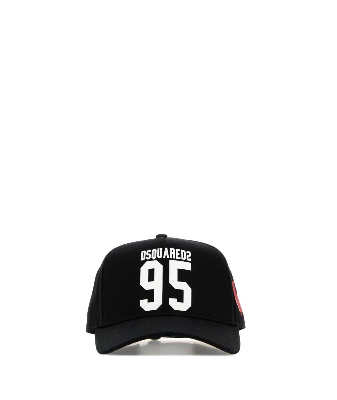 DSQUARED2 Черная хлопковая кепка/бейсболка, фото 1