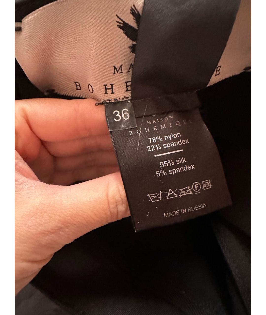 BOHEMIQUE Черные брюки узкие, фото 5