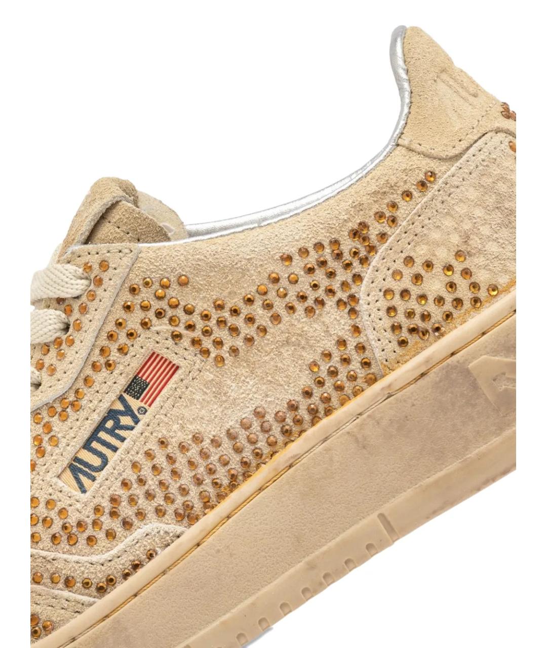 AUTRY Бежевые замшевые кеды, фото 2