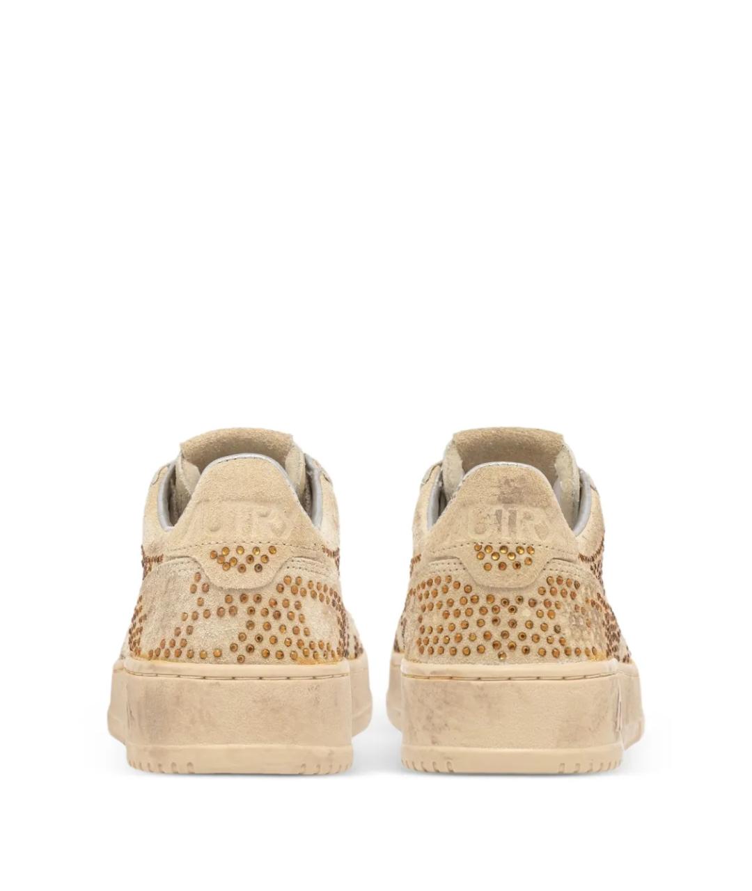 AUTRY Бежевые замшевые кеды, фото 5