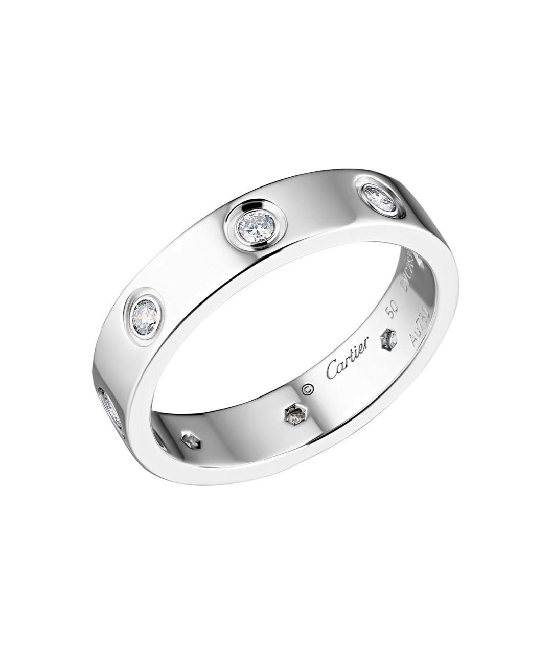 CARTIER Серебряное кольцо из белого золота, фото 3