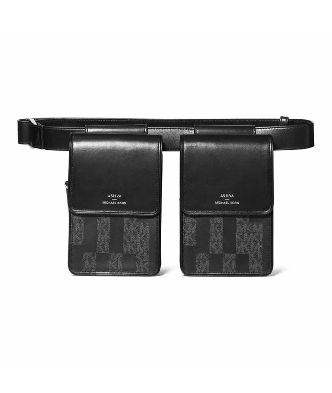 MICHAEL KORS Черная поясная сумка, фото 8