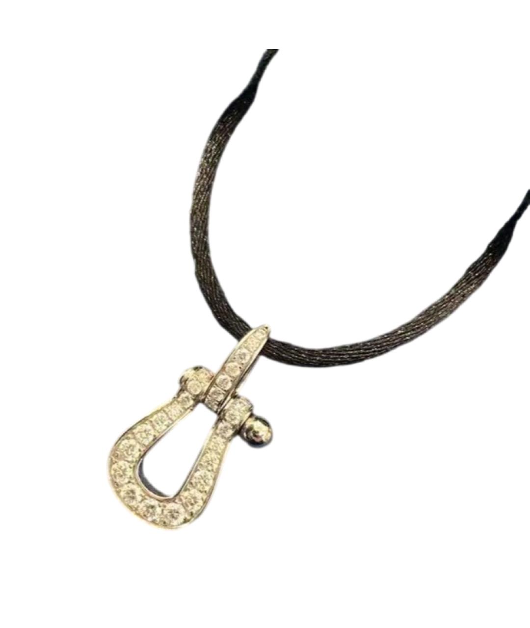 FRED Серебряная подвеска из белого золота, фото 6