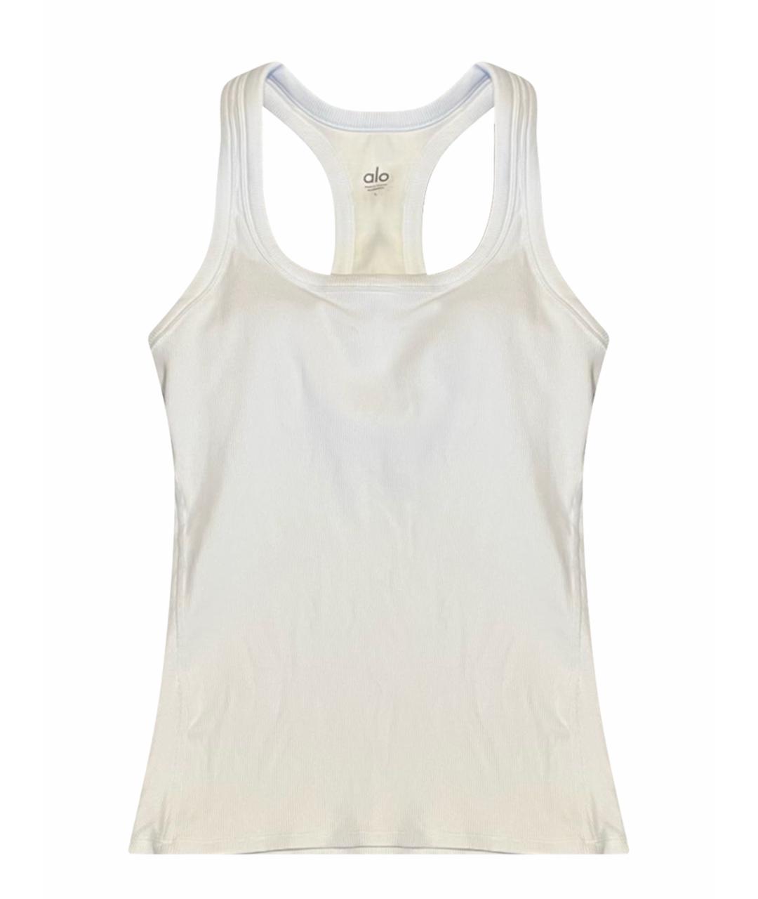 ALO YOGA Белая майка, фото 1