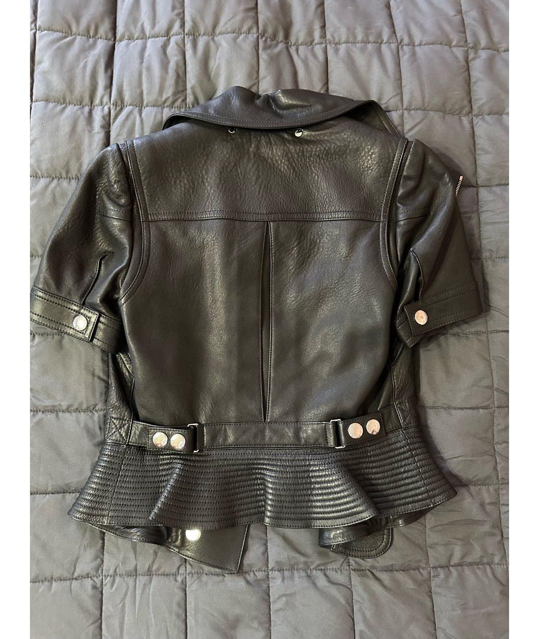 LOUIS VUITTON Черная кожаная куртка, фото 2