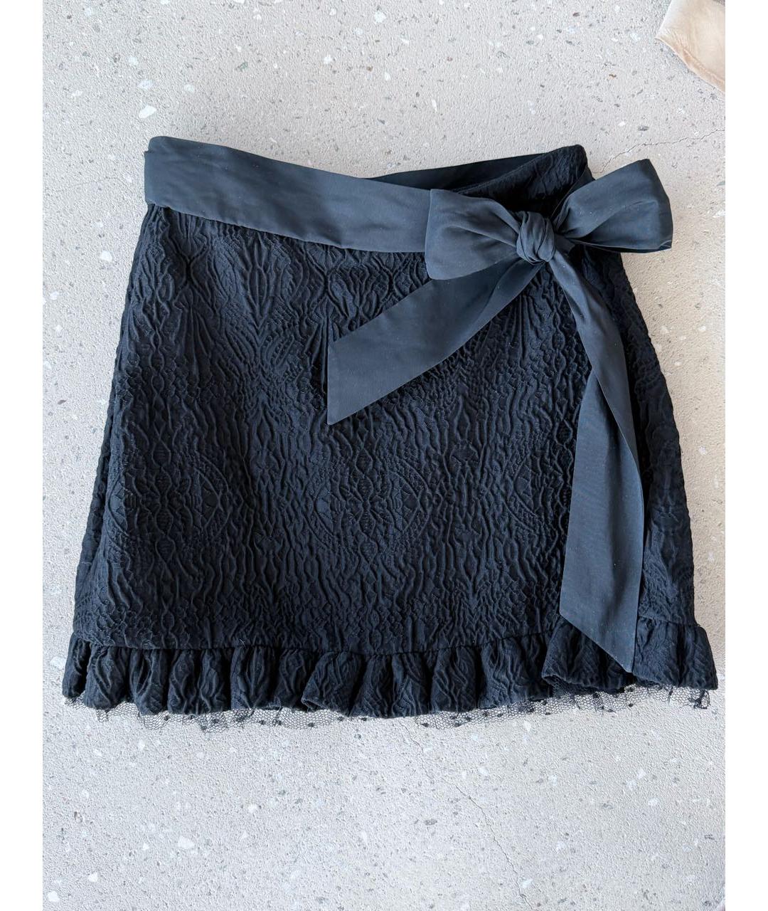 RED VALENTINO Черный костюм с юбками, фото 4