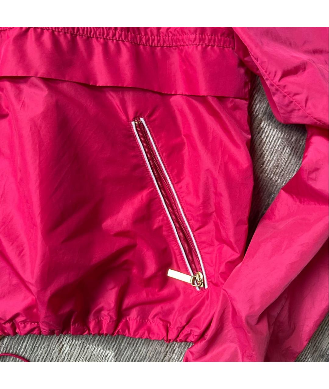 LES COPAINS Фуксия полиамидовая куртка, фото 7