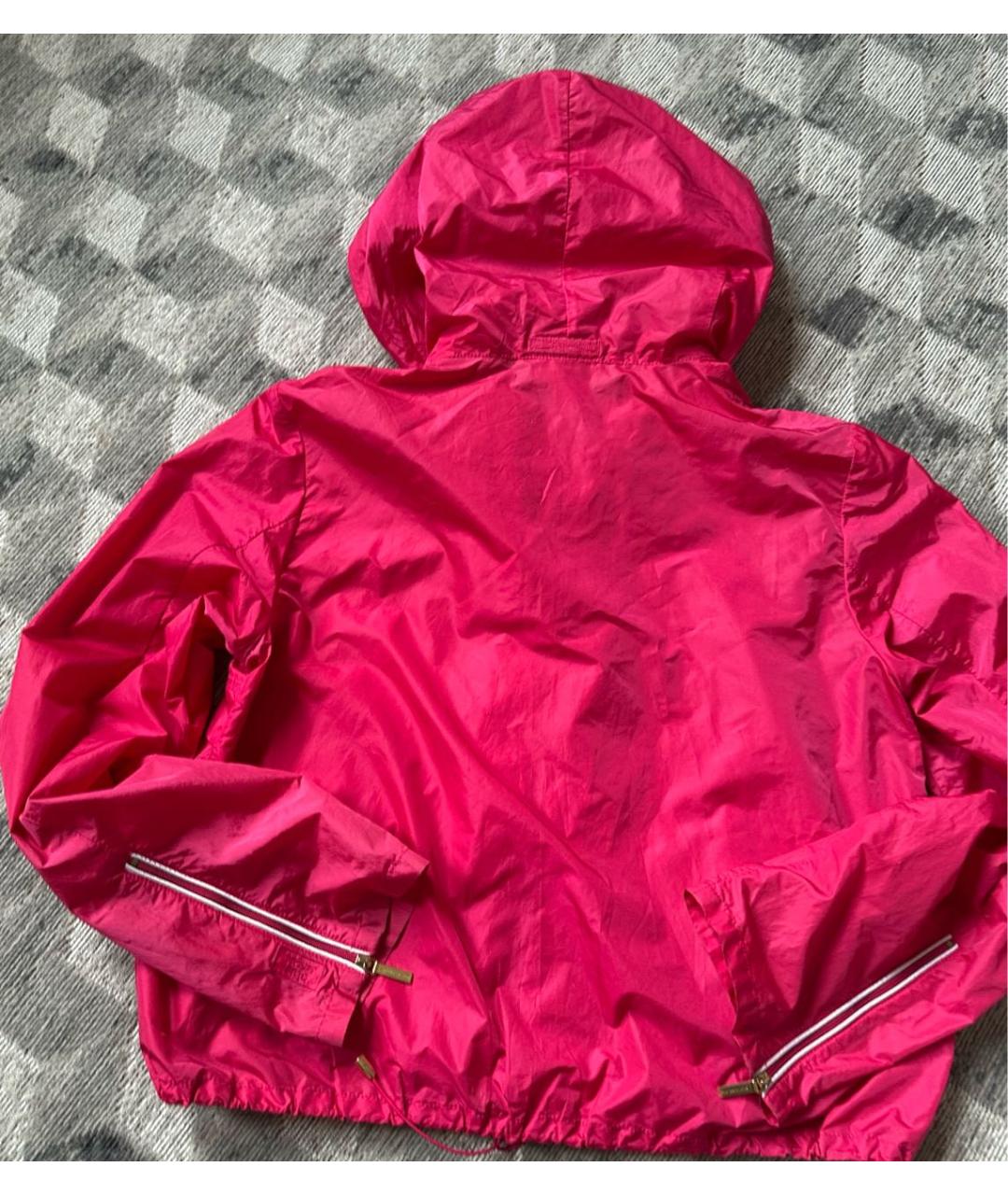 LES COPAINS Фуксия полиамидовая куртка, фото 2