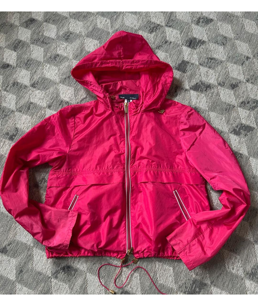 LES COPAINS Фуксия полиамидовая куртка, фото 9
