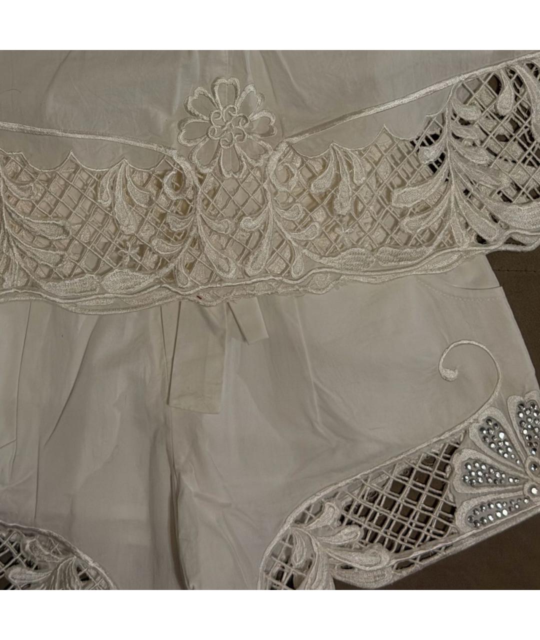 MISS BLUMARINE Белый хлопковый комплект, фото 4