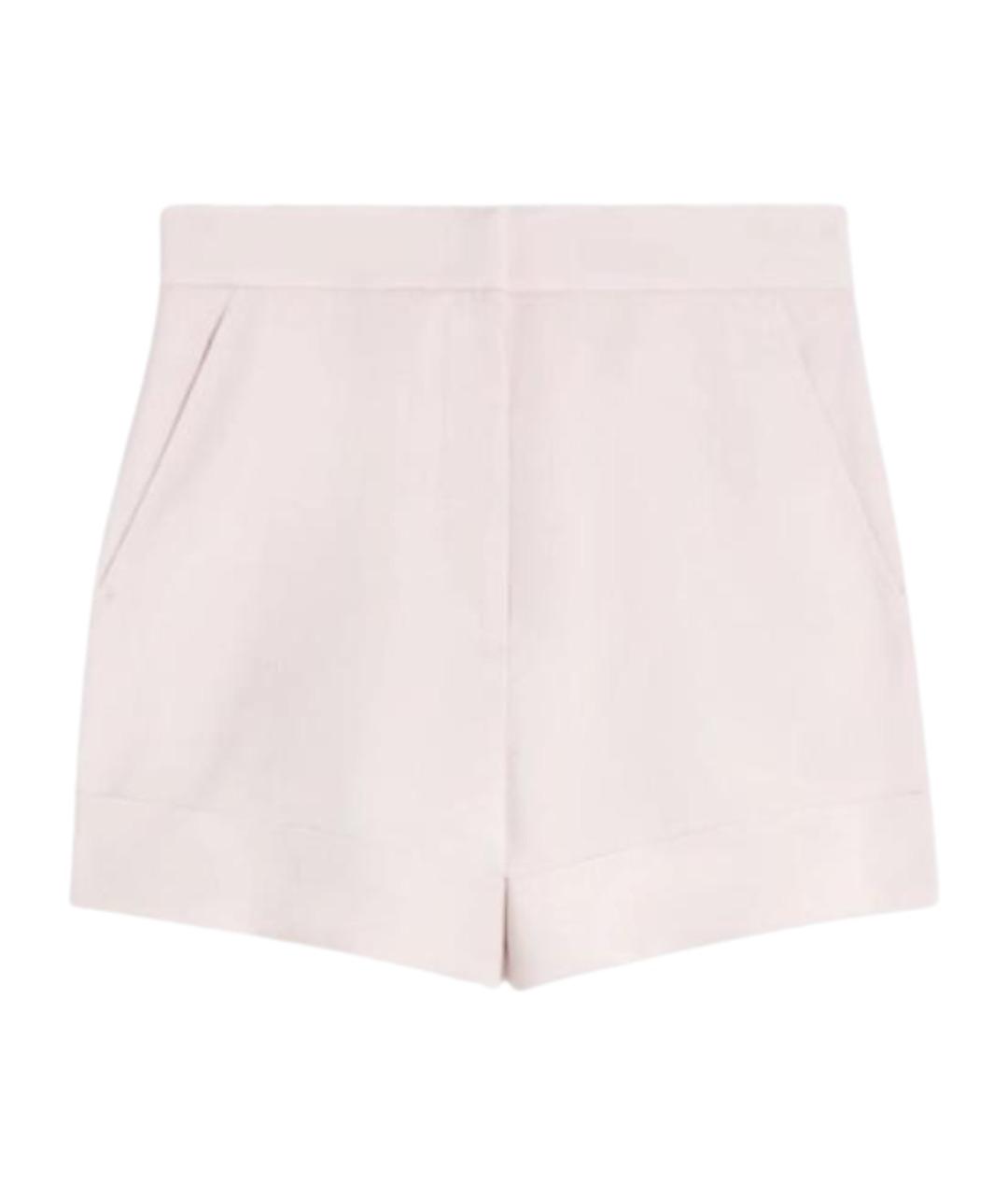 MAX MARA Розовые шерстяные шорты, фото 1