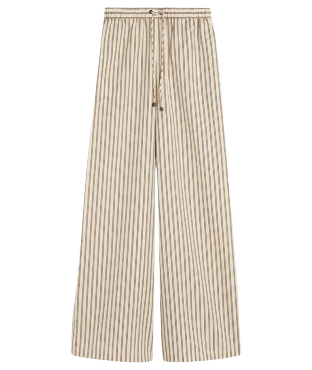 MAX MARA Мульти хлопковые брюки широкие, фото 1