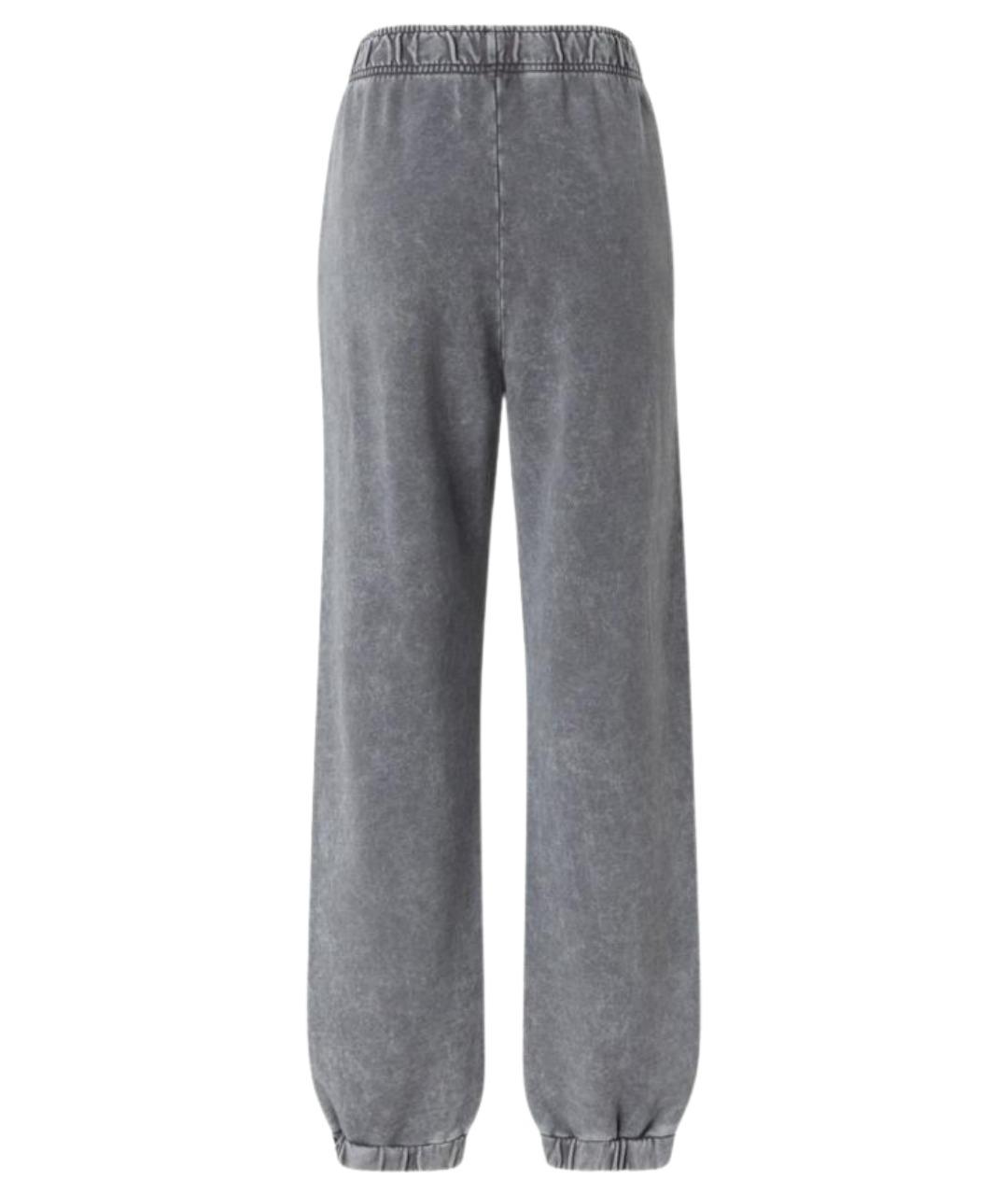 PINKO Серые хлопковые спортивные брюки и шорты, фото 2