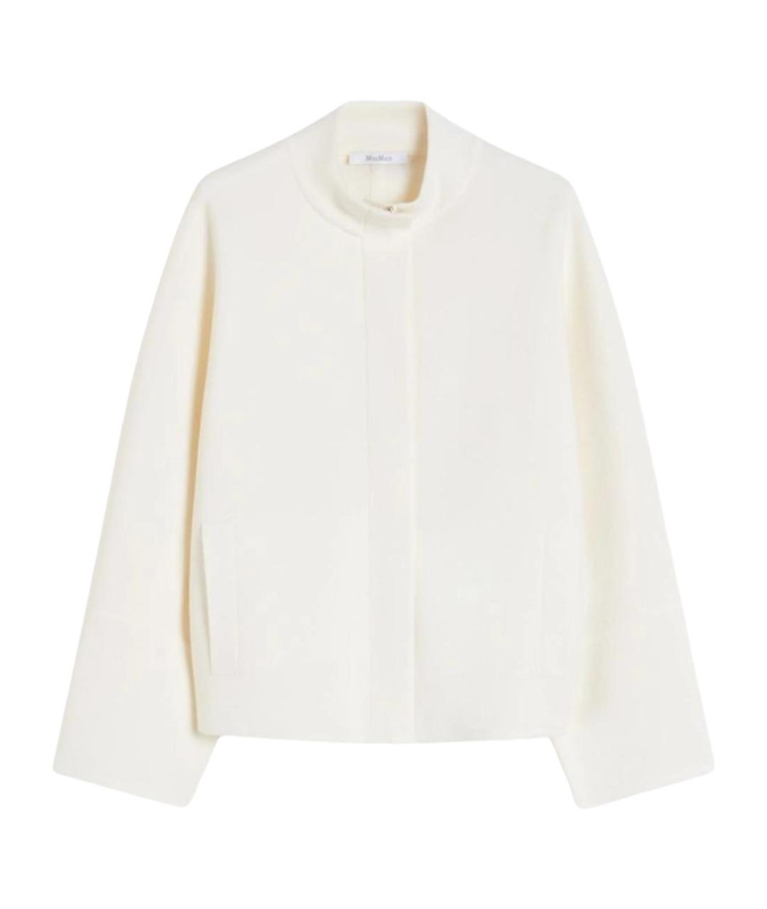 MAX MARA Белый шерстяной кардиган, фото 1