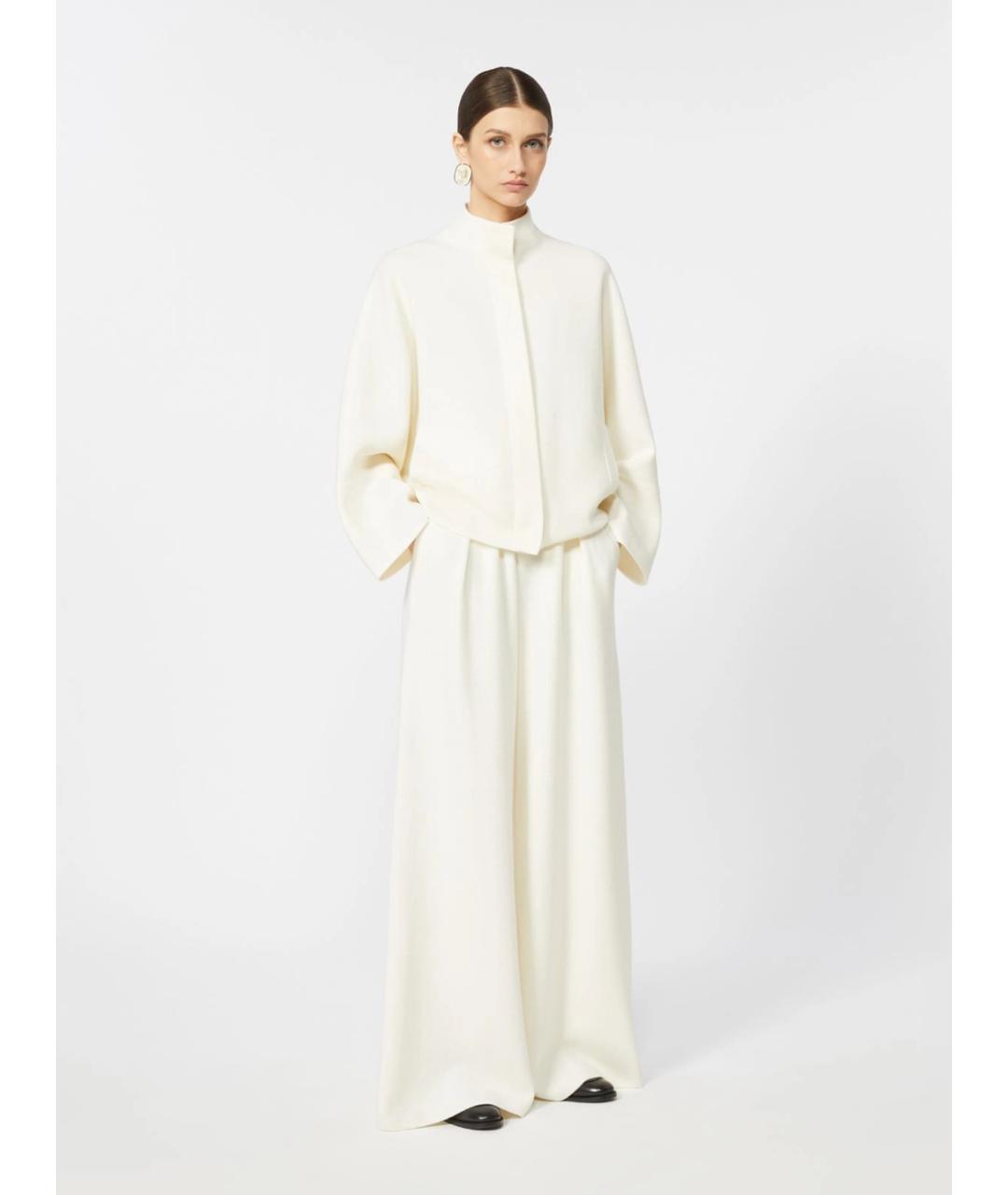 MAX MARA Белый шерстяной кардиган, фото 2