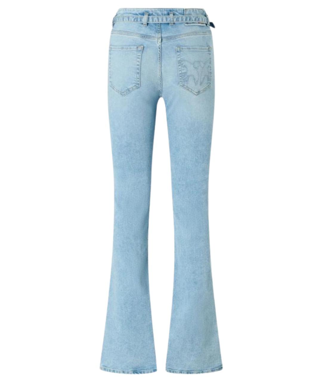 PINKO Синие хлопковые джинсы клеш, фото 2