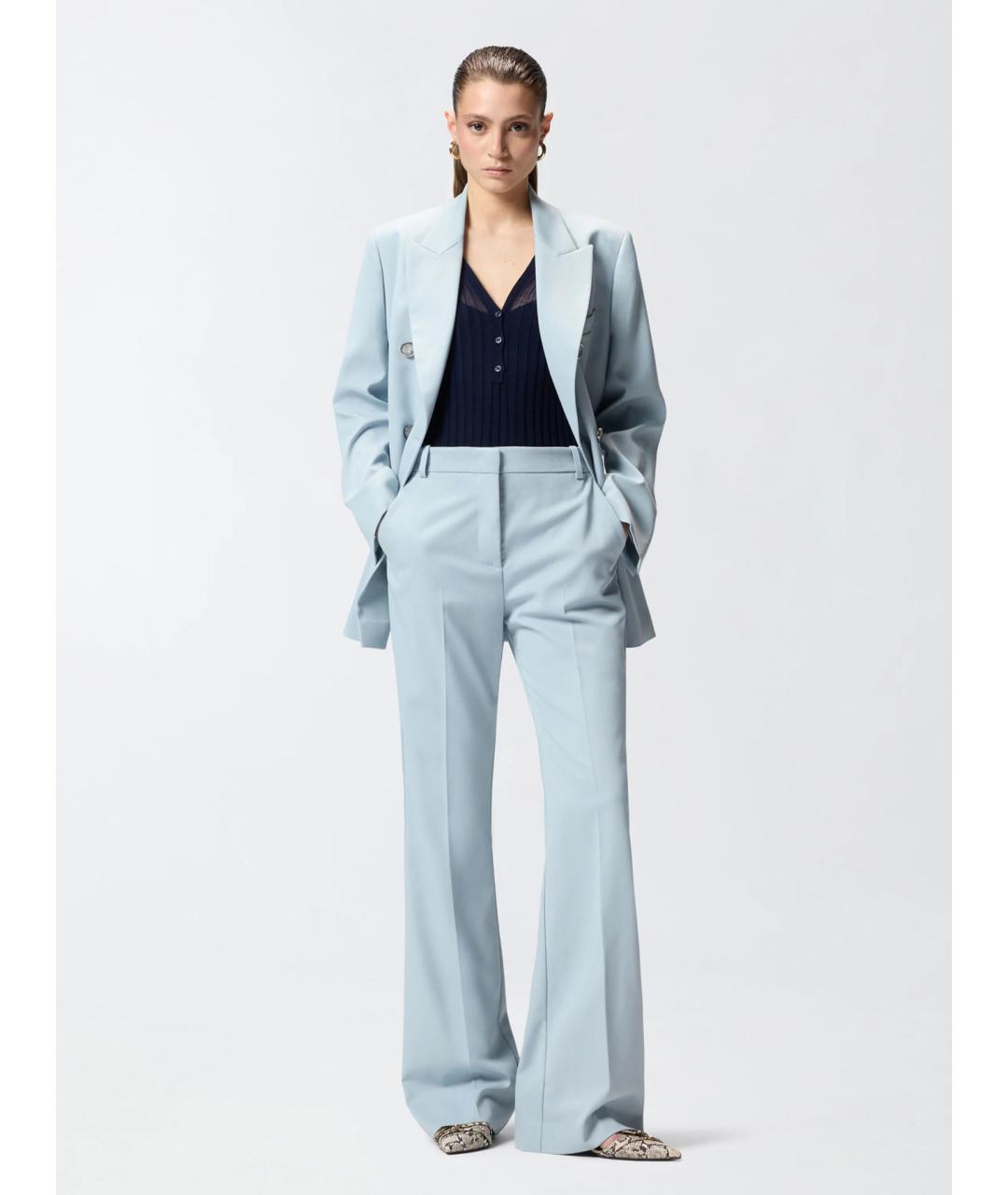 PINKO Синяя вискозная блузы, фото 2