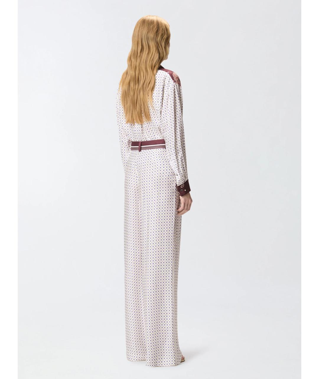 PINKO Мульти хлопковые брюки широкие, фото 4