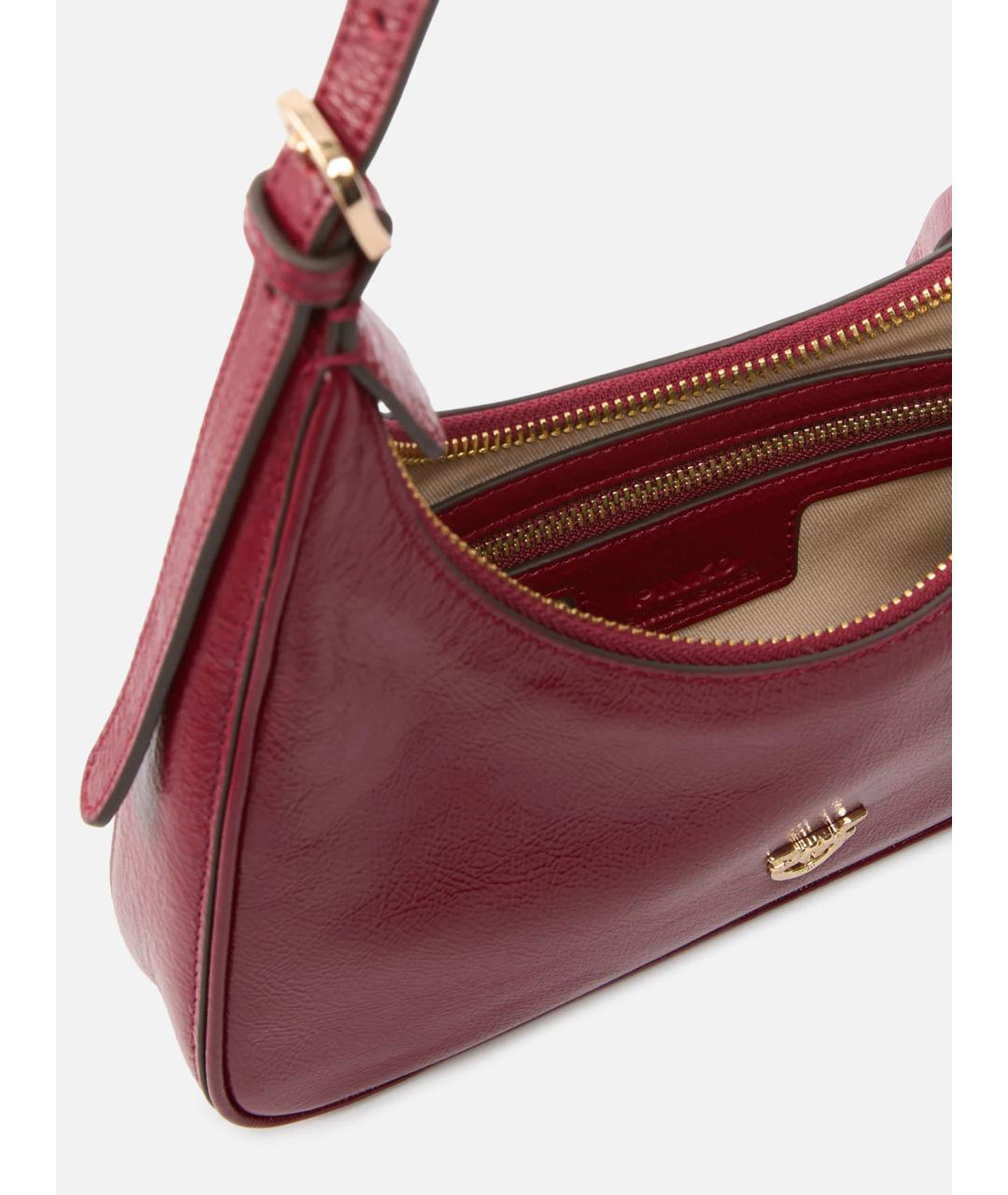 PINKO Красная кожаная сумка через плечо, фото 6