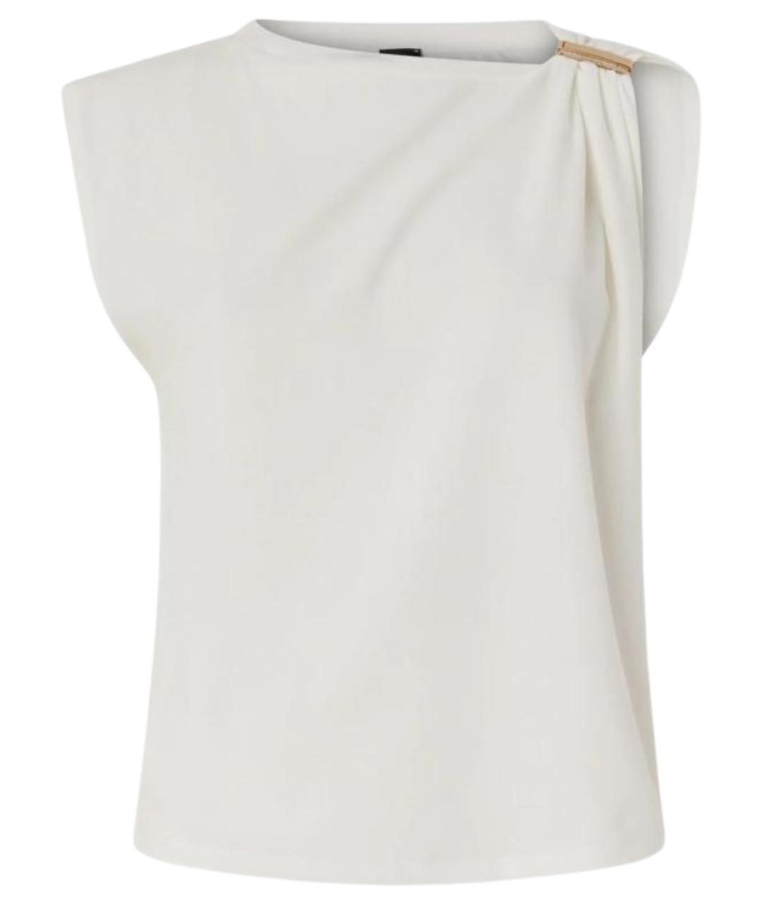 PINKO Белая вискозная блузы, фото 1