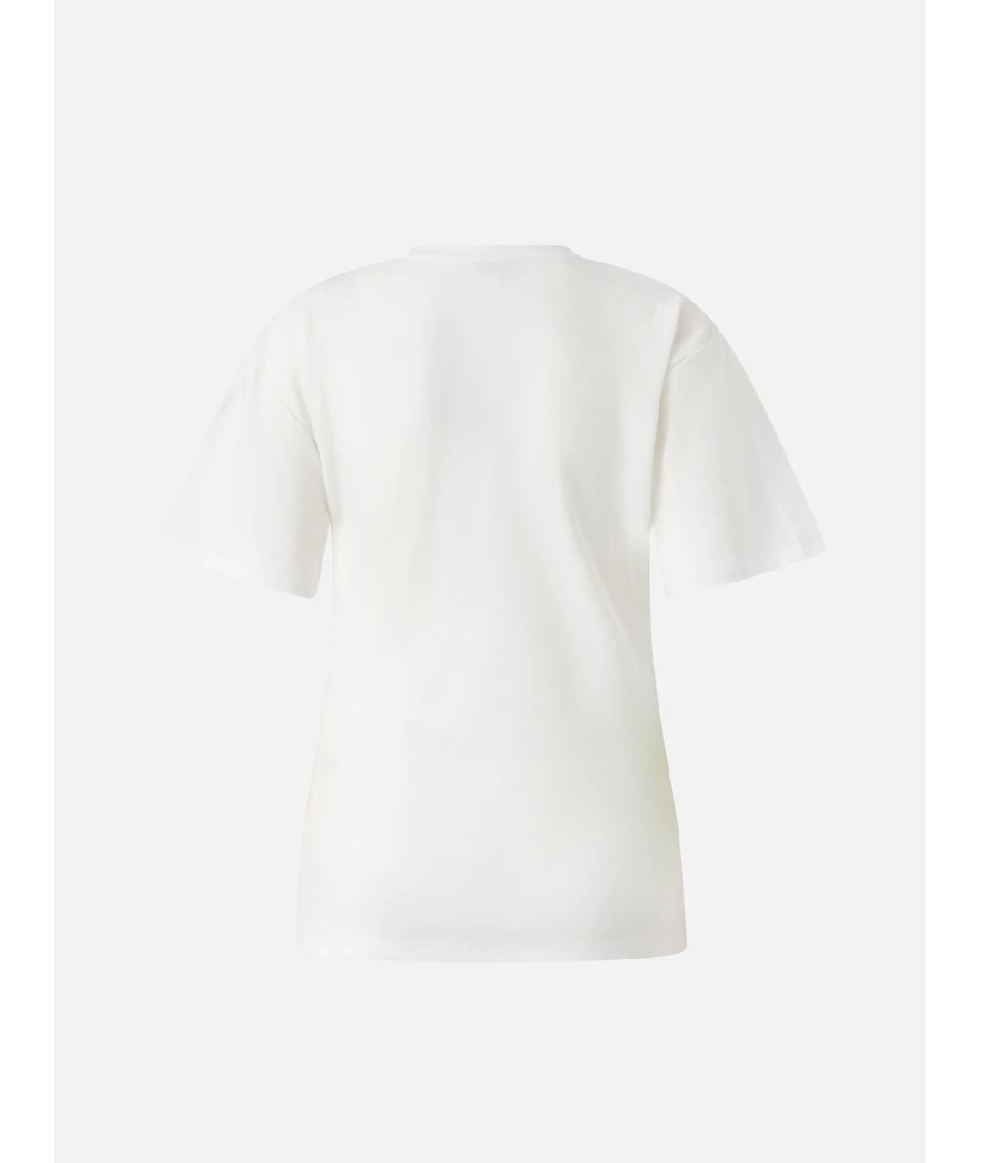 PINKO Белая полиэстеровая футболка, фото 2