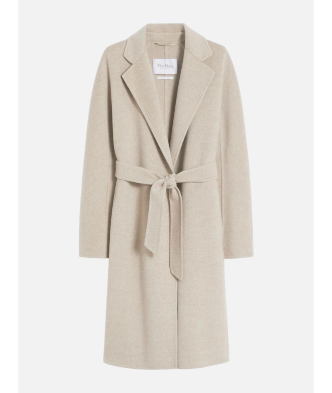 MAX MARA Бежевое кашемировое пальто, фото 5