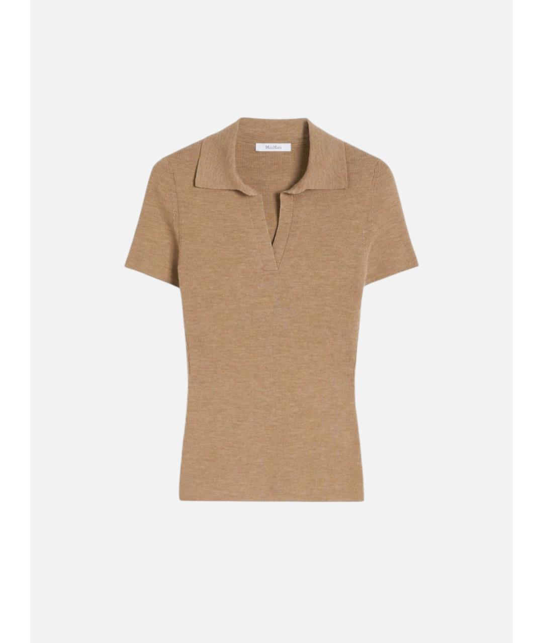 MAX MARA Коричневый шерстяной джемпер / свитер, фото 5