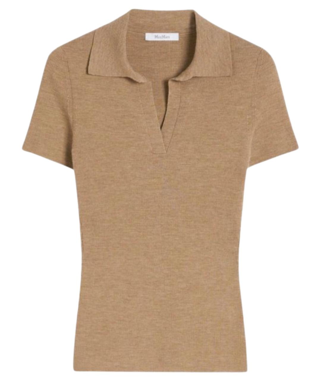 MAX MARA Коричневый шерстяной джемпер / свитер, фото 1