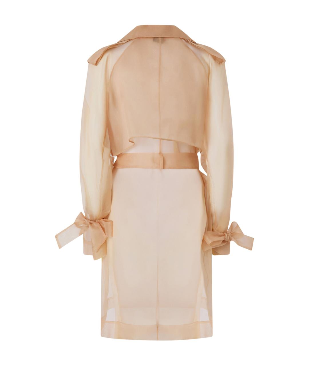 PINKO Розовый полиэстеровый тренч/плащ, фото 2