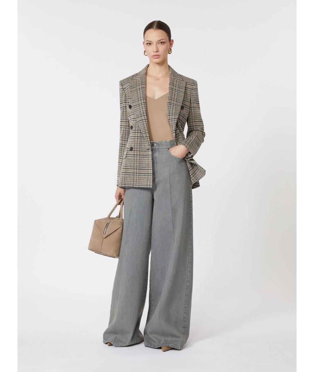 MAX MARA Мульти шерстяной жакет/пиджак, фото 2