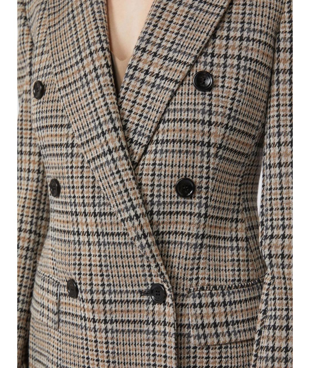 MAX MARA Мульти шерстяной жакет/пиджак, фото 5