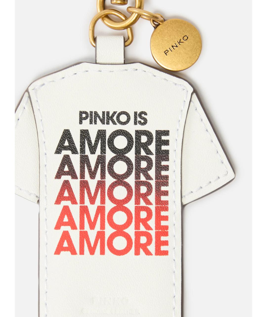 PINKO Белый брелок, фото 3