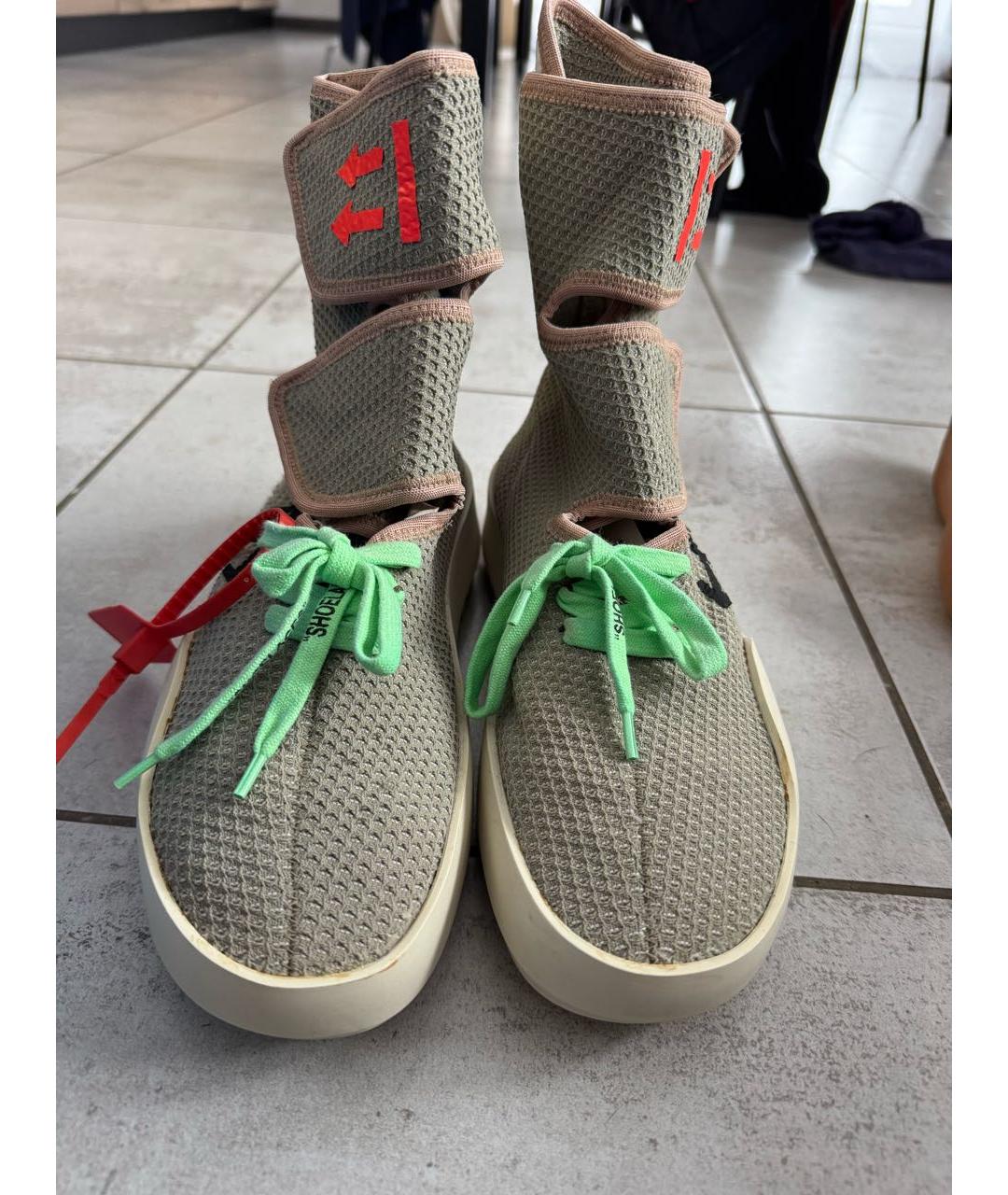 OFF-WHITE Мульти высокие кроссовки / кеды, фото 2