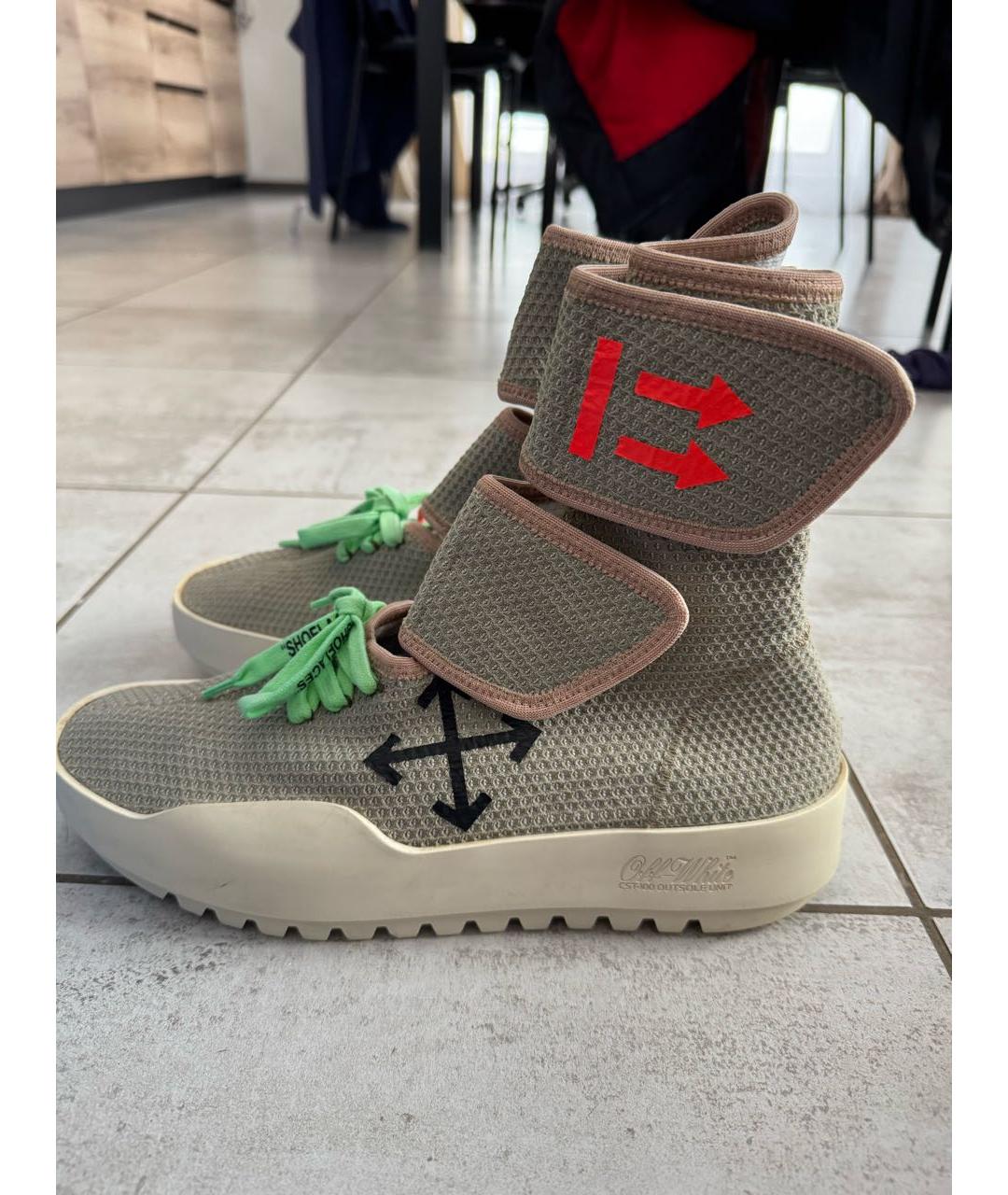 OFF-WHITE Мульти высокие кроссовки / кеды, фото 8