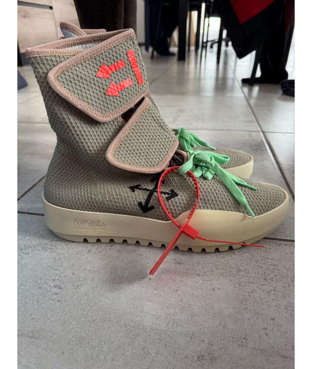 OFF-WHITE Мульти высокие кроссовки / кеды, фото 9