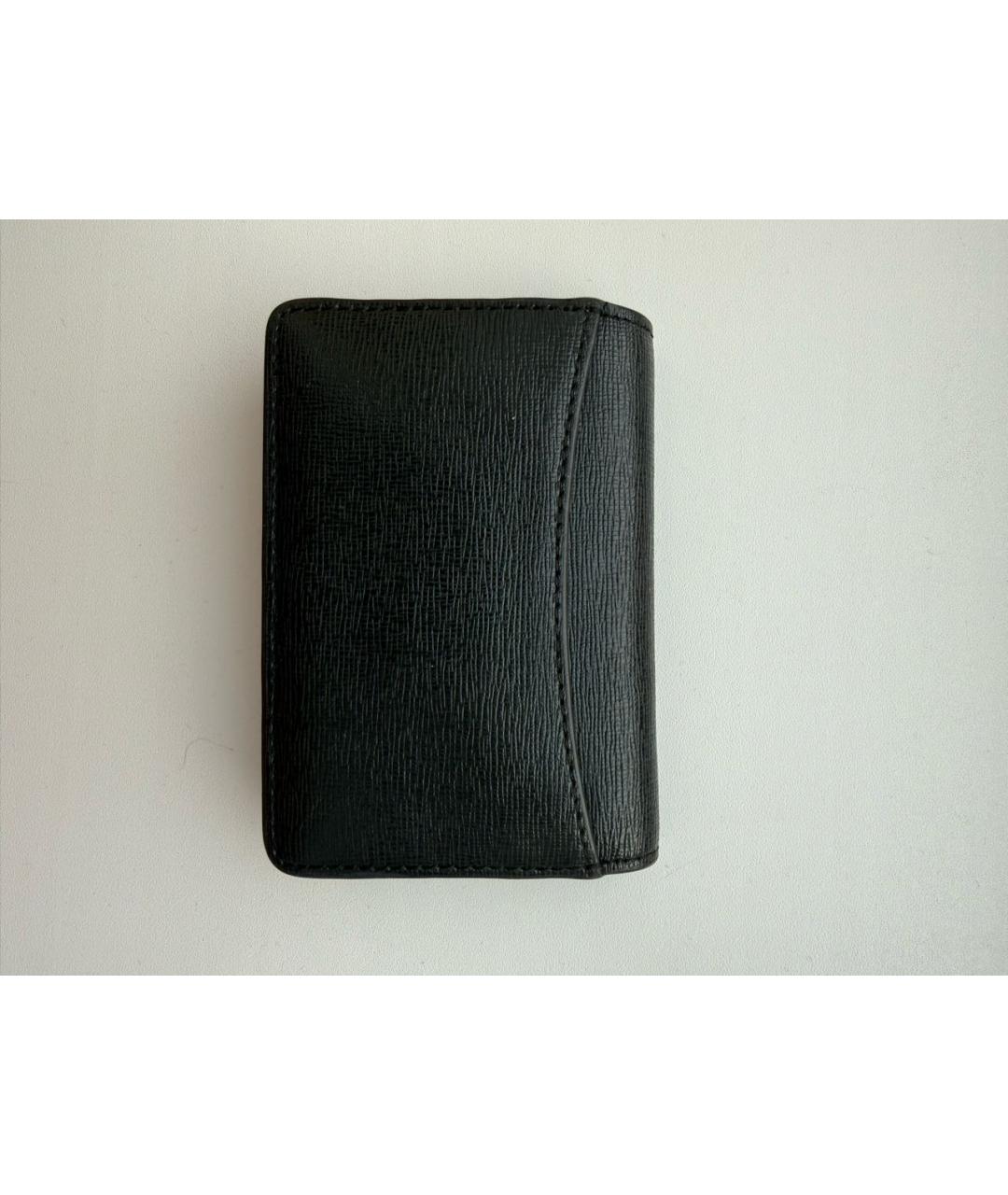 FURLA Черный кожаный кошелек, фото 3