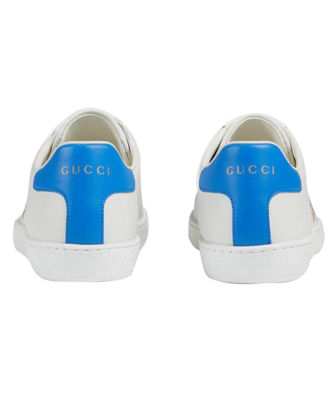 GUCCI Белые кеды, фото 4