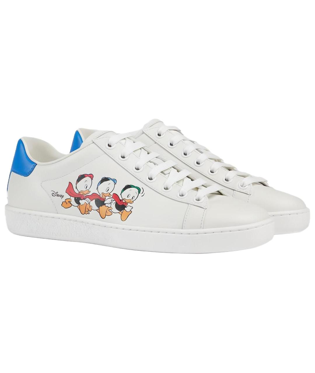 GUCCI Белые кеды, фото 2