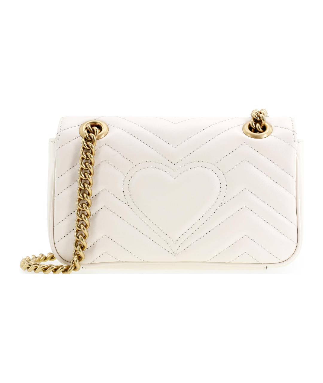 GUCCI Бежевая кожаная сумка через плечо, фото 3