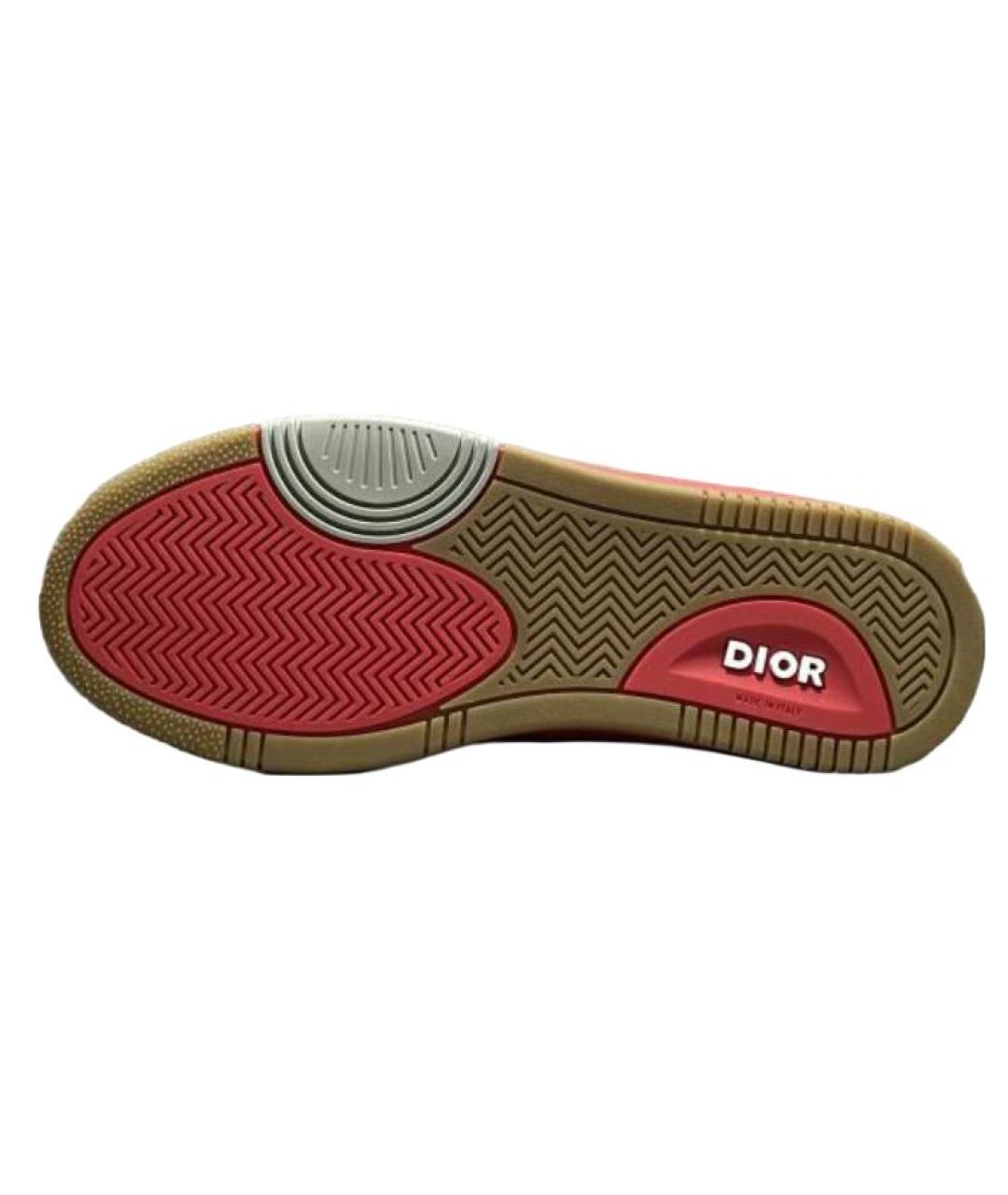 CHRISTIAN DIOR Красные низкие кроссовки / кеды, фото 5