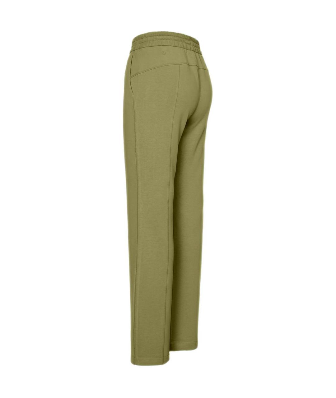 Lululemon Зеленые прямые брюки, фото 3