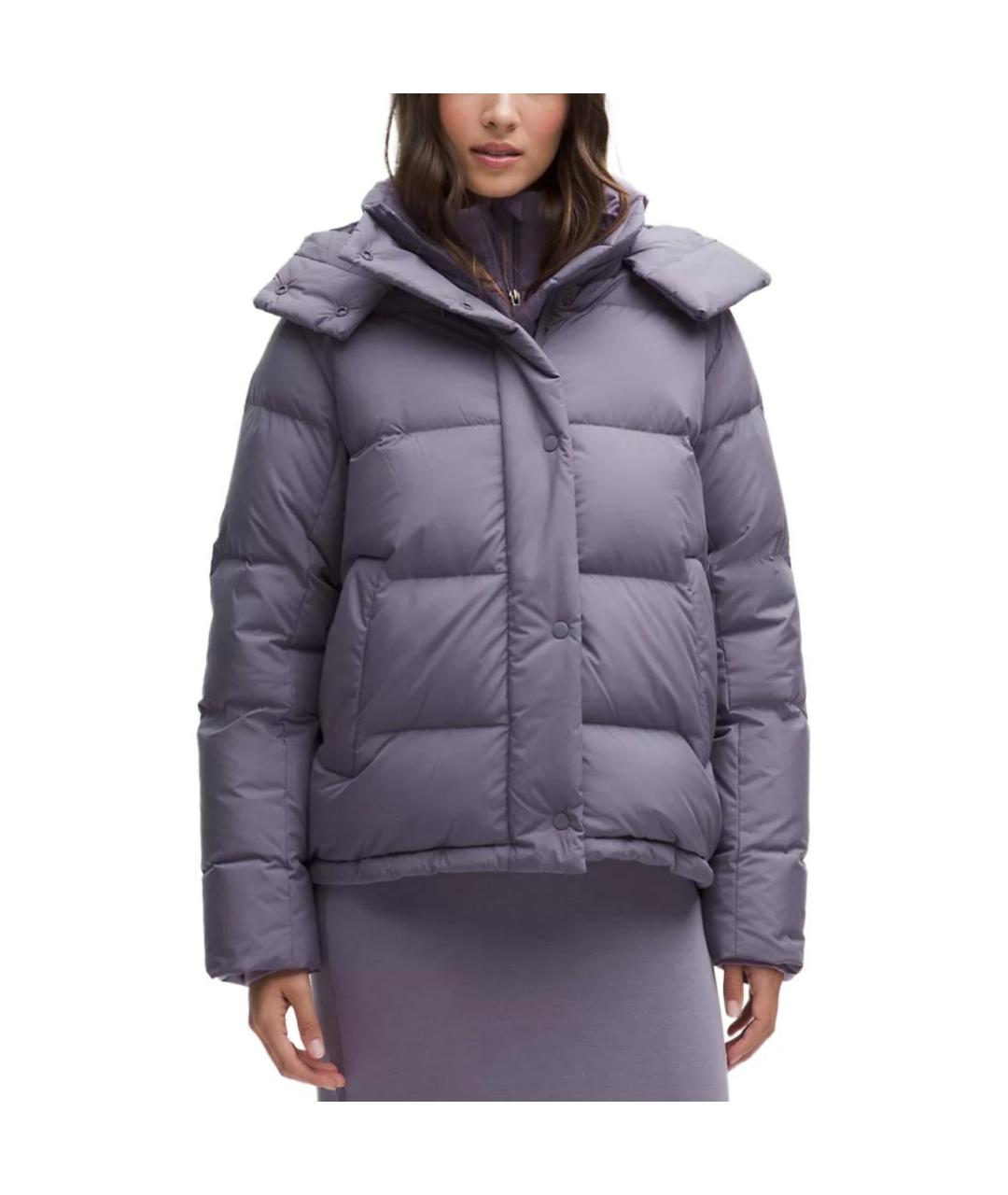 Lululemon Фиолетовый пуховик, фото 4