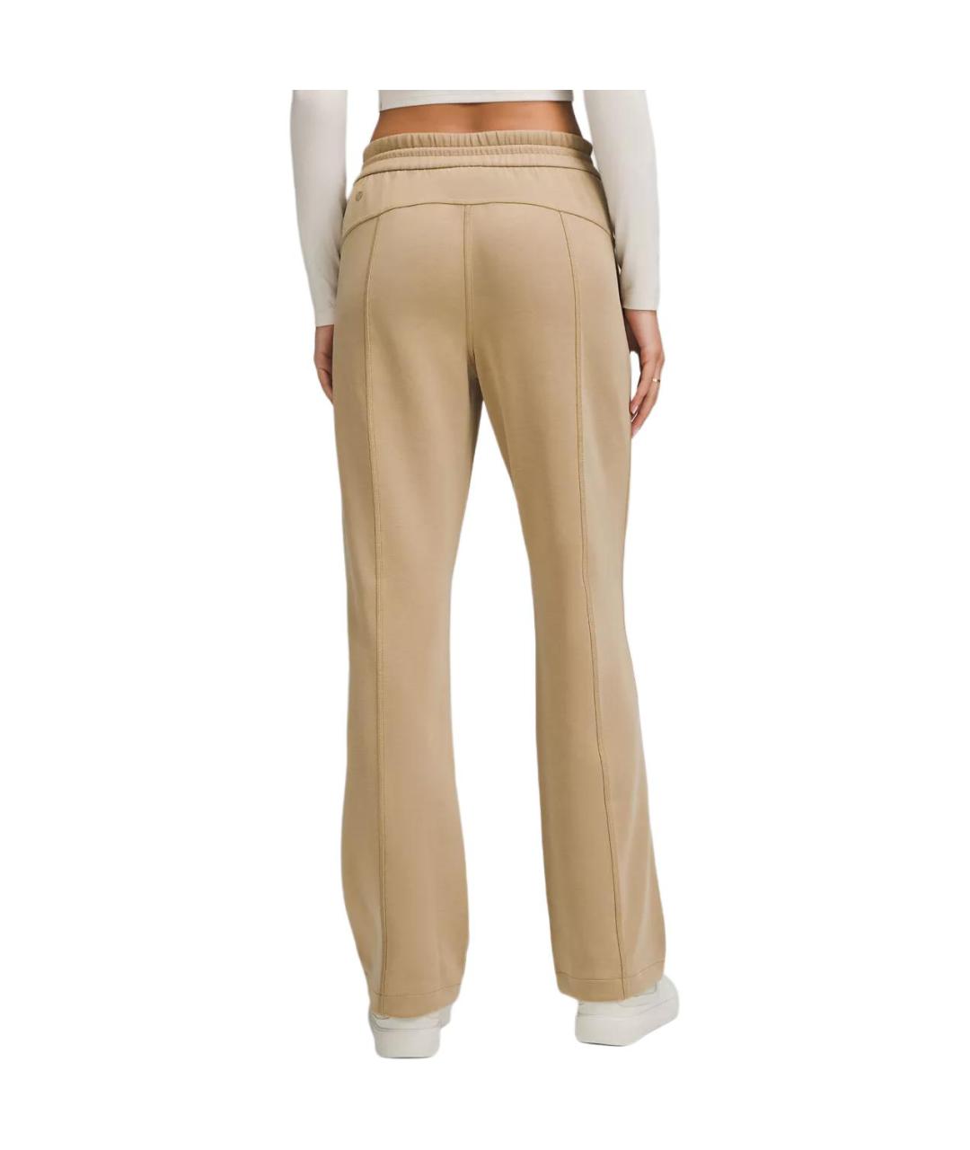 Lululemon Бежевые прямые брюки, фото 2