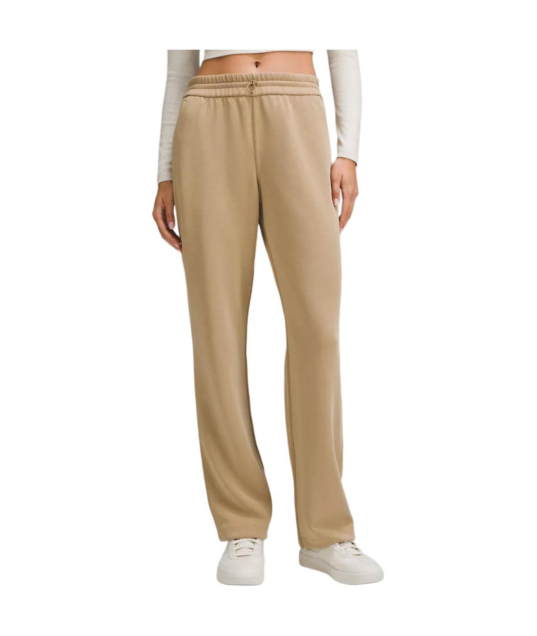 Lululemon Бежевые прямые брюки, фото 3