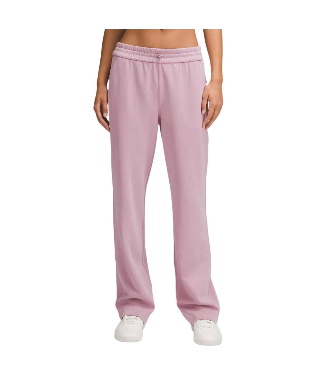 Lululemon Розовые прямые брюки, фото 3
