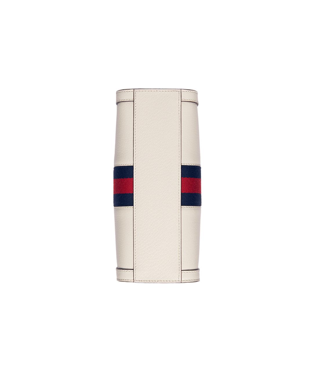 GUCCI Белая кожаная сумка через плечо, фото 2